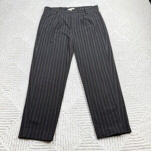 Vince Pants Women's S Pinstripe High Waist Work Career Dress Wool Blend Y2K